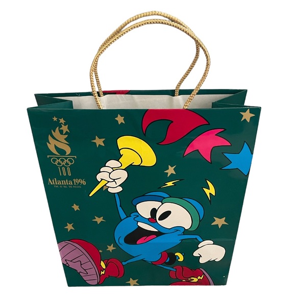 Other - 1996 Atlanta Olympics Mascot Izzy Hallmark Gift Bag Collection Games
